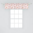 thumbnail image 2 of Ambesonne Pink Valance Pack of 2, Flying Fairies Swan Moon, 54"X12", Rose Earth Yellow Pink, 2 of 2