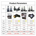 thumbnail image 4 of Faro de coche CSP 28000LM 130W H4 LED H7 Canbus H1 H3 H8 H11 9005 9006 9007 880 8000K 6000K luces Led de faro automático para coche, 4 of 6