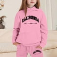 thumbnail image 2 of Byoo Big Girl's Outfits California Long Sleeved Hoodie Sweatpants Sports Sweatsuits, 2 of 4