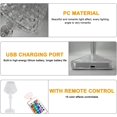 thumbnail image 2 of Lampe Diamant LED, 7 Couleurs Réglables Lampe Tactile Diamant, Lampe Cristal Rechargeable USB, Lampe de Table Cristal Sans Fil, 2 of 5