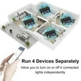 thumbnail image 2 of Smart Home WiFi Relay Switch - 4 Channels, DC Input, Wireless Remote Control for Lights & Appliances, Multi-Functional Smart Home Automation Device with Reliable Performance and Flexible Control, 2 of 6