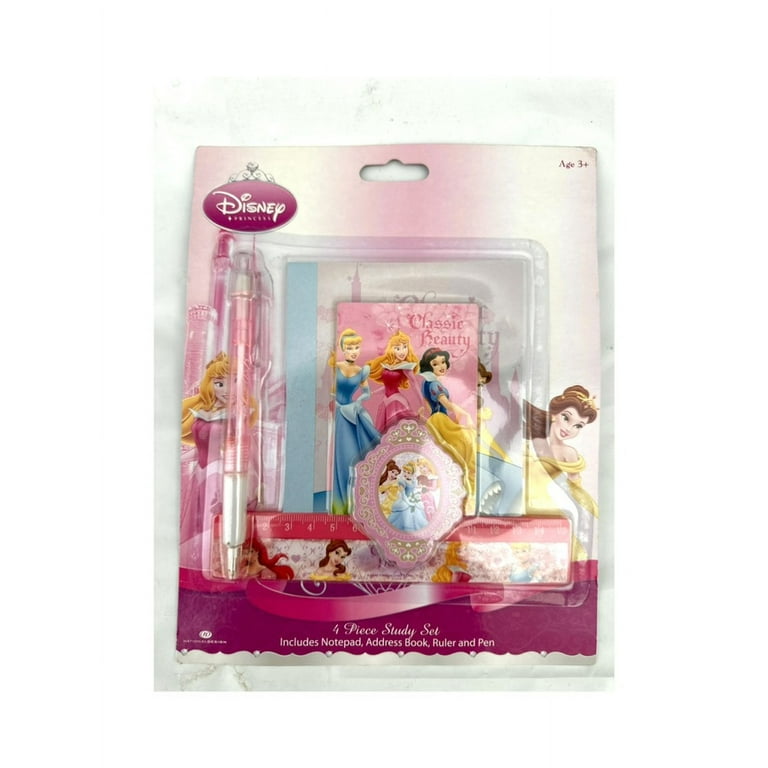 Disney Where Dreams Begin Princesses 4 pcs Study Set: Notepad