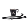 thumbnail image 1 of Taza de camping con asa, de acero inoxidable, portátil, para café o té. Estilo B, 1 of 9