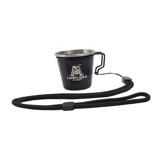 Taza de camping, taza de café, vaso para bebidas, fácil de limpiar, taza portátil para camping, vaso para beber Estilo B