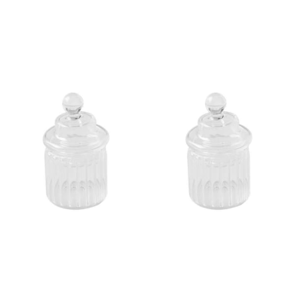 Ounissouiy Almacenamiento en seco con frasco de vidrio transparente para un almacenamiento versátil en el hogar Contenedor de almacenamiento Type1 NO1