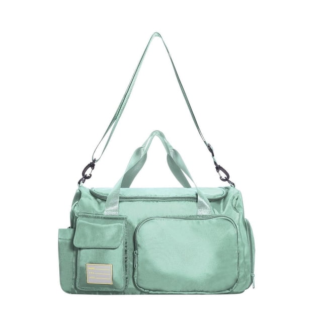 Maleta promocional con compartimento para calzado y trolley - VANIR verde 47 x 30 x 25