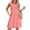 Pink~, variant on Jjayotai No Boundaries Women's Pleated Front Crewneck Dresses, 2025 Sleeveless Dress with Pockets, Slim Fit Knee-Length Knit Casual Swing T Shirt Dresses, Beach Cover up Loose Dress Purple~ M