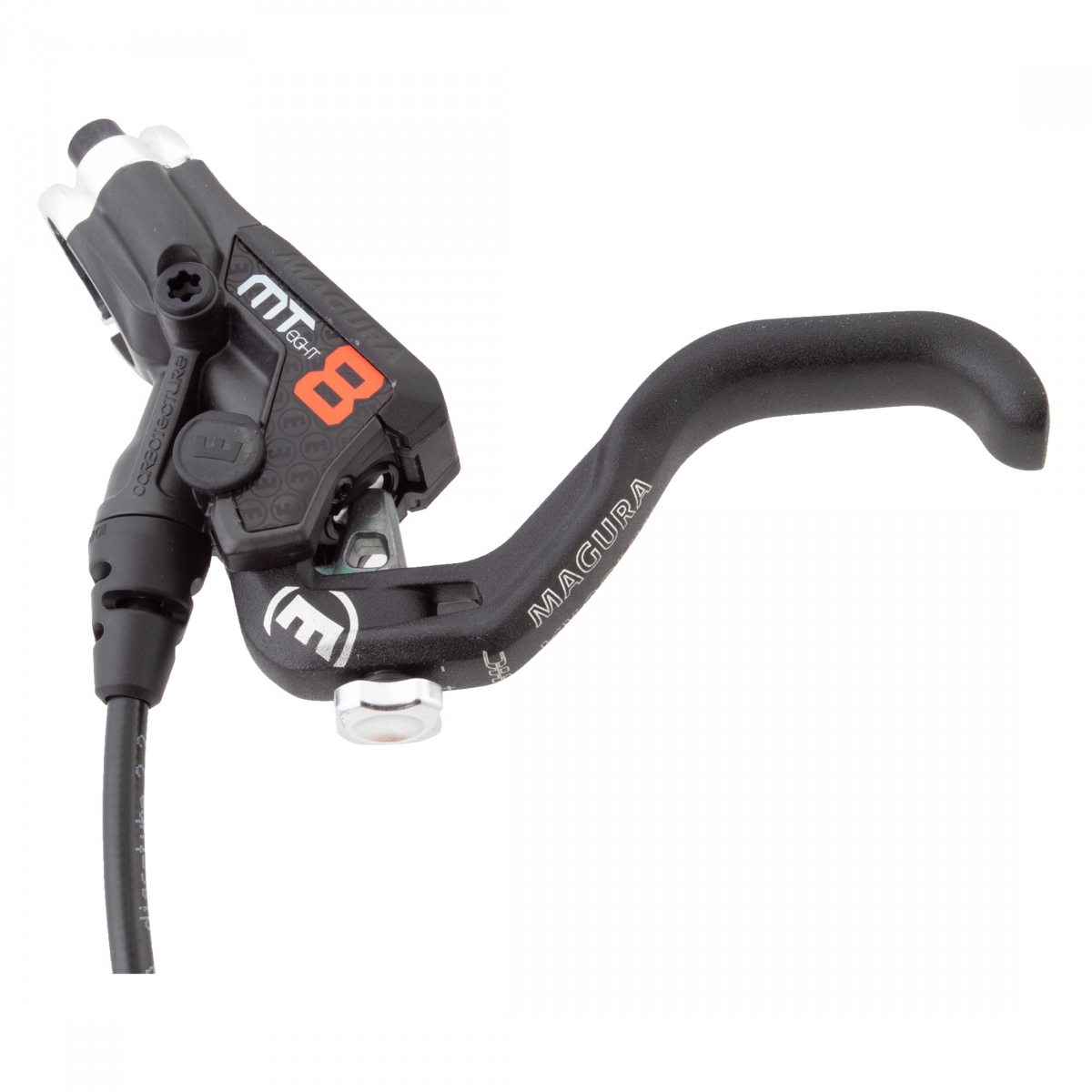 Magura MT8 Pro Disc Brake And Lever – Hydraulic, Post Mount, Front Or Rear, Gray