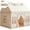 Cream, variant on Large Kids Tent Playhouse with Star Lights, Flags & Tote Bags, Washable Teepee for Indoor & Outdoor Use