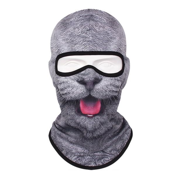 Gorro para ciclismo al aire libre para hombres y mujeres, transpirable, de secado rápido y que absorbe el sudor. Gorro para mascotas con diseño animal y banda para el cuello.