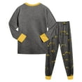 thumbnail image 6 of Quealent Boys Pajamas Cotton Planet Pjs Toddler 2 Piece Sleepwear Kids Clothes Set Size 3t -10t Gray for Size 2-3 Years, 6 of 7