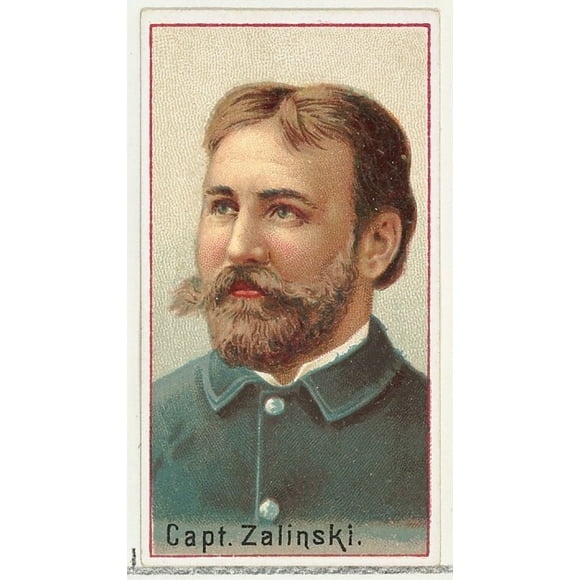 Captain Zalinski, printers sample for the Worlds Inventors souvenir album (A25) for Allen & Ginter Cigarettes Poster Print (18 x 24)