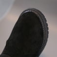 thumbnail image 3 of LEEy-world Toddler Shoes Fashion Autumn and Winter Girls Snow Boots Thick Bottom Non Slip Warm and Comfortable Solid Girls Snow Boots Size 6 (Black, 12.5 Little Child), 3 of 5