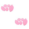 thumbnail image 1 of Inteprter Molde de silicona para pastel de hojas, molde para cupcakes, galletas, moldes para hornear, resistente al calor, hecho a mano, para Rosado 2Conjunto, 1 of 6
