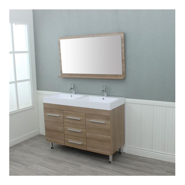 Furnishmore FM8048LOD 48 in. Greenville Double Modern Bathroom