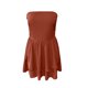 thumbnail image 5 of Vestidos de Verano Casuales sin Mangas para Mujeres Vestido Corto de Color Sólido, Vestido Ligero de Verano Y Primavera de Poliéster, 5 of 6