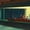 Nighthawks, variant on Elephant Stock Evening On The Canal Wall Art - Horizontal Canvas Wall Art - Living Room Wall Decor - City Canvas - Red And Yellow Decor By Ruane Manning - 12" x 8"