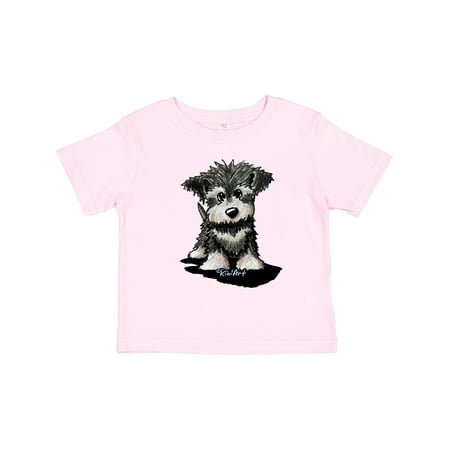 

Inktastic Schnauzer Pup Gift Toddler Boy or Toddler Girl T-Shirt