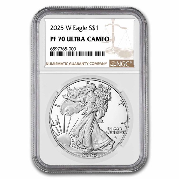 2025-W 1 oz Proof Silver Eagle PF-70 NGC