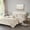 1#Champagne,Polyester, variant on Full/Queen Velvet Comforter Set with Throw Pillow,Champagne Polyester Household Supplies Décor Bedding Bedding Sets