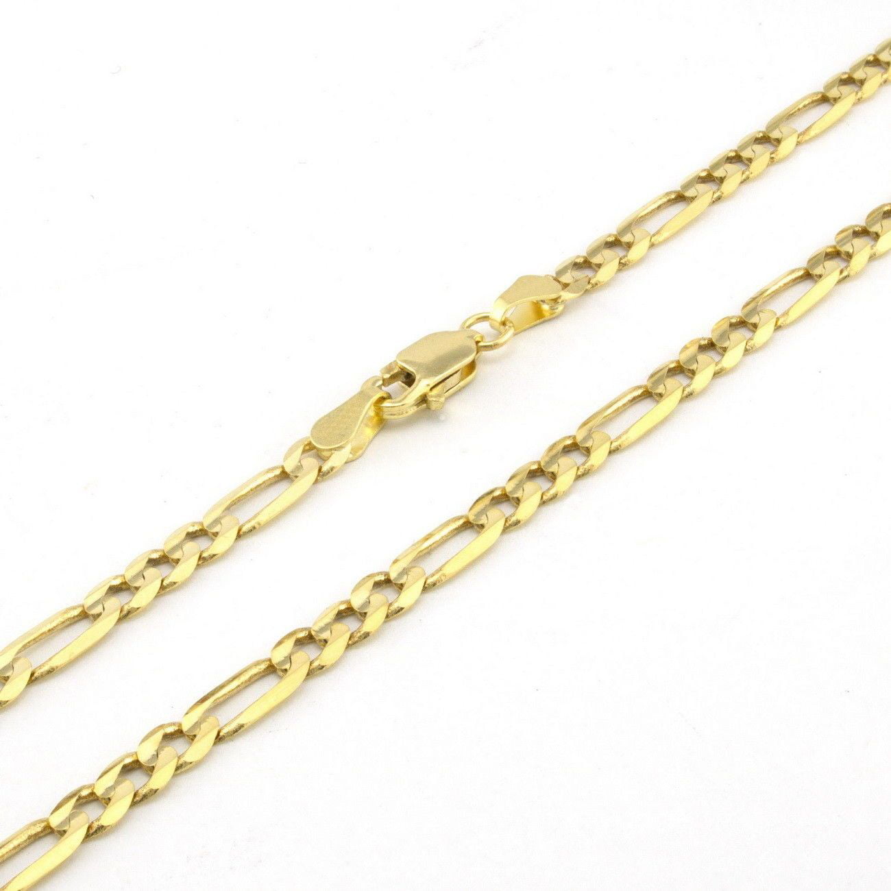 Jewelers 3.5MM Figaro Chain Necklace in 10K Solid Gold BOXED - Walmart.com