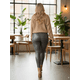 thumbnail image 3 of Leggins Cuero Afelpado Interior Strech Unitalla Legging Térmico de Talle Alto Malla Vinipiel Legins Mallon de Mujer, 3 of 6