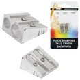 thumbnail image 1 of Merangue Aluminum Twin-Hole Pencil Sharpener, Silver, 12 Pack, 1 of 1