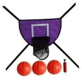 thumbnail image 2 of koolsoo Mini Basketball Hoop for Trampoline Universal Outdoor Basketball Rack with three balls, 2 of 9