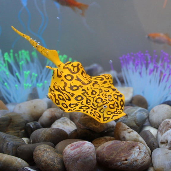 Walbest Artificial Glowing Fish 3 Styles Colorful Fake Fish Glowing Effect Aquarium Decor Floating Ornament Simulation Jellyfish for Fish Tank Decoration