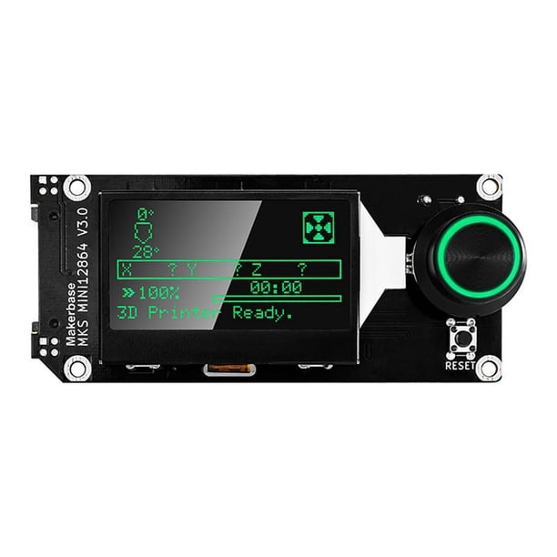 MKS Mini12864 V3 Insertar Tarjeta SD Lateral LCD Pantalla Inteligente 3D Piezas de Impresora para MKS Robin Nano V2/3 GenL Mini 12864