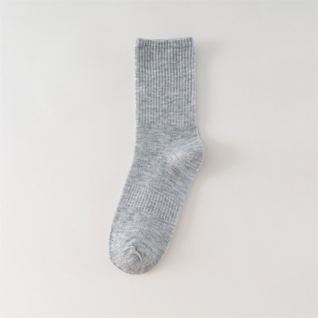 Calcetines blancos para parejas, de caña media, para exteriores, de baloncesto, de caña alta, elásticos, informales, de caña corta, para barco, de color liso, estilo universitario