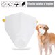 thumbnail image 3 of Filtro de 3 capas para perros y mascotas, mufla bucal antivaho, protector transpirable para la boca y la cara, color blanco S, 3 of 5