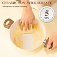 thumbnail image 4 of MCQ 17 Pcs Nonstick Cookware Set Pots and Pans, Non-toxic with Stay-Cool Handles for Kitchen, Beige, 4 of 8