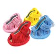 thumbnail image 4 of 4Pcs Breathable Dog Shoes Dog Sandals for Small Dogs Soft Breathable Summer Shoes Boots for Hot Pavement Anti Slip Rubber Adjustable Doggies Walking Running Outdoor Wearing Dog Sandals, 4 of 7