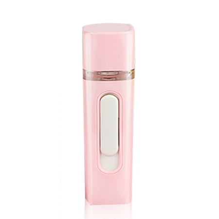 Face Mists Facial Steamer Nano Mister Portable Nano Sprayer Beauty Spa with USB Rechargeable Power Bank for Mobile (Rose