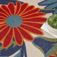 thumbnail image 3 of Nourison Aloha Outdoor Multicolor 5'3" x Round Area Rug (5 Round), 3 of 9
