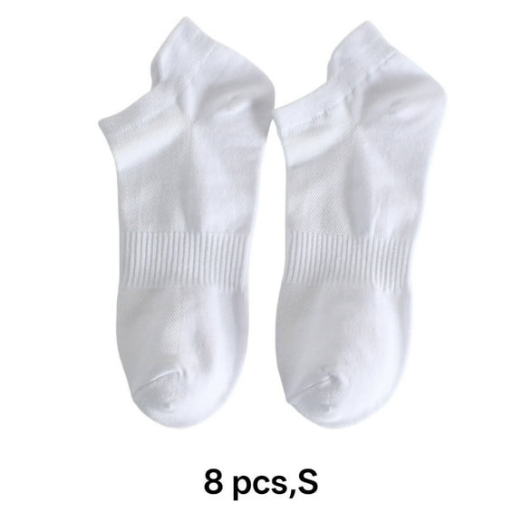 TELOLYNO Show Socks Womens,Comfortable Ankle Fit Designrunning Socks,Long-Lasting Wear Designlow Cut Socks Women,White,S