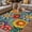 Light Yellow, variant on Boho Colorful Floral Outdoor Rug for Patio/Deck/Porch, Non-Slip Large Area Rug 5 x 8 Ft, Spring Flower Botanical Sunflowers Plant Indoor Outdoor Rugs Washable Area Rugs, Camping Rug Carpet Runner