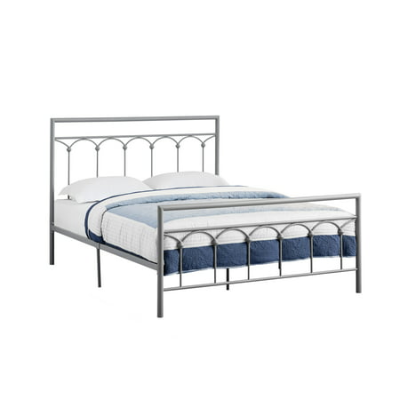 Must Have Bed Queen Size Silver, Silver Metal Bed Frame Queen
