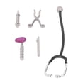 thumbnail image 1 of Dollhouse Stethoscope Set, 5Pcs Strong Multipurpose Alloy Mini Medical Appliance Model  for 1:12 Doll House, 1 of 7