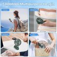 thumbnail image 3 of Ventilateur Portable Rechargeable Usb avec Base 2500mah et 5 Modes de Batterie (Vert), 3 of 5