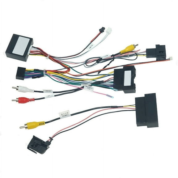 Car 16Pin Android Stereo Power Wiring Harness With Canbus For Ford