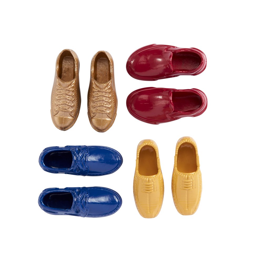 Barbie Accessories 4 Pairs Of Shoes For Ken Doll