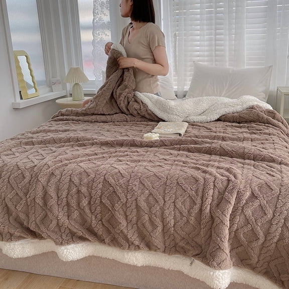 suxuMhao Blanket, Brown Throw Blanket 40×59IN, Cozy Warm Blankets for Winter, Soft Blankets for Couch, Comfortable Throws for Couch, Premium Single Piece Blanket for Home Decor & Daily Use