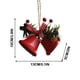thumbnail image 3 of 2pc Christmas Pendant Metal Ornament Christmas Decorations Pendant, 3 of 5