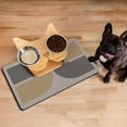 thumbnail image 3 of Dog Food Mats for Floors, Absorbent Quick Dry Pet Cat Food Mat, Dog Bowl Mats for Food and Water Dispenser Mat, Eco-Friendly Dog Accessories Pet Supplies 12"x20", 3 of 6