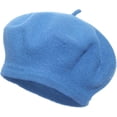 thumbnail image 6 of CoCopeaunts Beret Hat Winter French Hat Girls Solid Color Fashion Thin Autumn Spring Beret Hats for Women Men Felt Berets, 6 of 8
