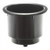 RECESSED CUP HOLDER 3-1/4""""X4"""" BLACK