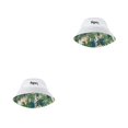 thumbnail image 3 of Sombrero de pescador Sonducket Blanco - Hojas Talla única 2piezas, 3 of 6