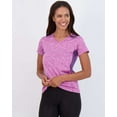 thumbnail image 2 of Real Essentials 5 Pack: Women's Short Sleeve V-Neck Activewear T-Shirt Dry-Fit Wicking Yoga Top (Available in Plus), 2 of 6
